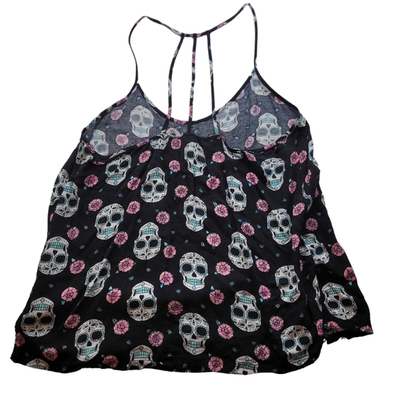 Juniors No Boundaries skull tank - Picture 2 of 4